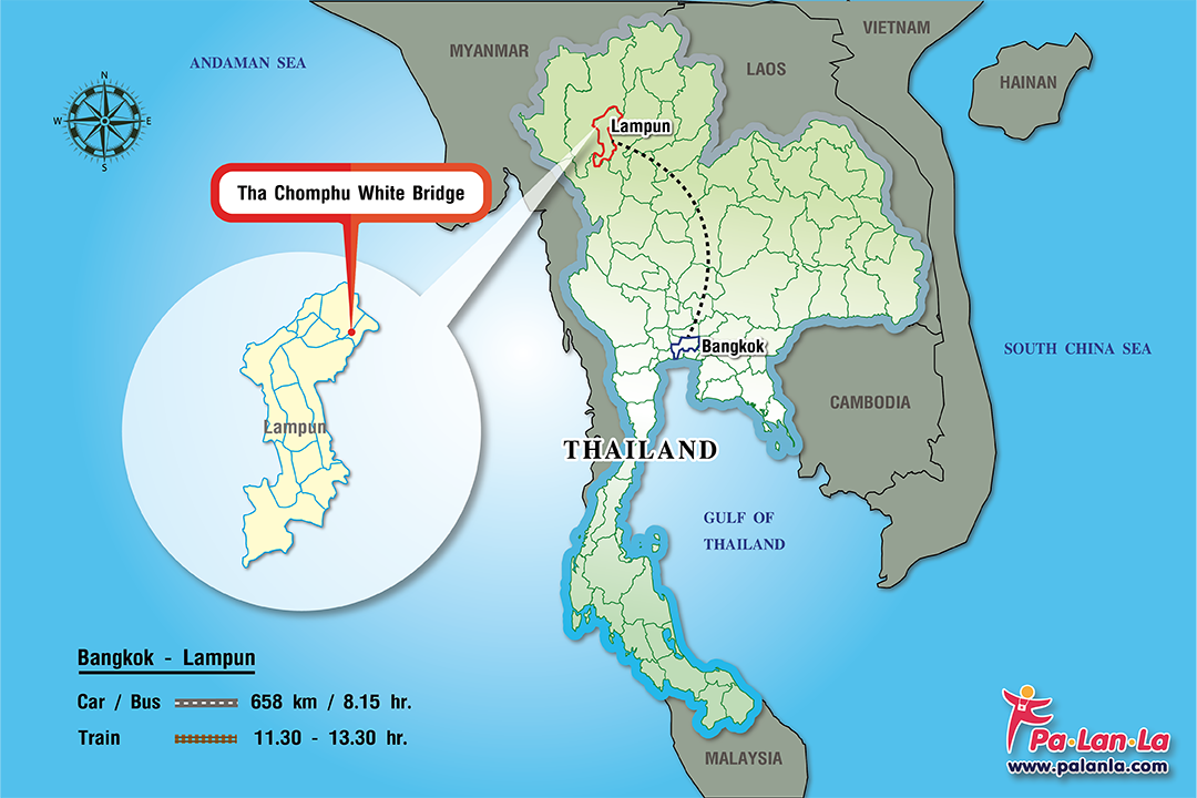 Tha Chomphu White Bridge